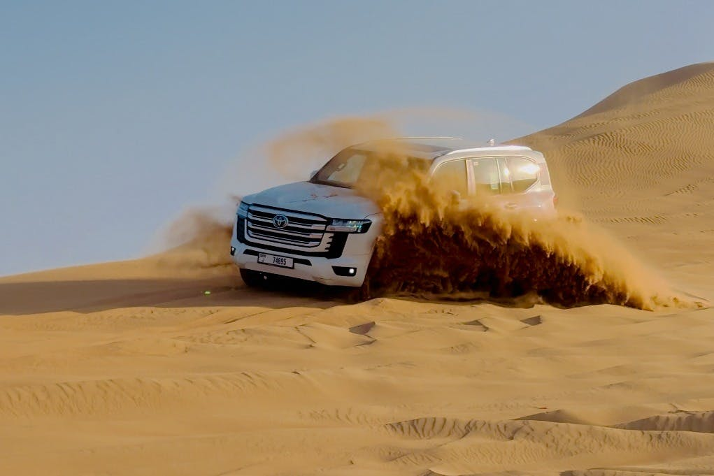 Dubai: Sunset Desert Safari Tour + Camel Ride + BBQ Dinner - Photo 1 of 15